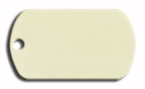 SUPPLY DEPOT MILSPEC™ Dog Tag Dull Cermark Coated Box of 100