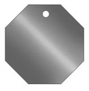 75 Tag Anodized Aluminum Box of 500